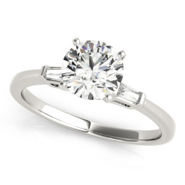 ENGAGEMENT RINGS 3 STONE BAGUETTE