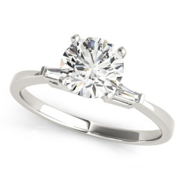 ENGAGEMENT RINGS 3 STONE BAGUETTE