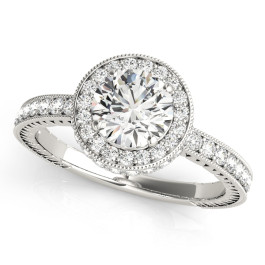 ENGAGEMENT RINGS HALO ROUND