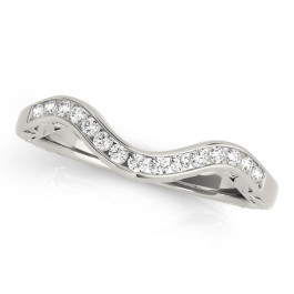 WEDDING BANDS CURVED BANDS