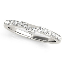 WEDDING BANDS CURVED BANDS