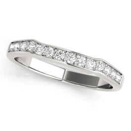 WEDDING BANDS CURVED BANDS