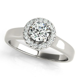 ENGAGEMENT RINGS HALO ROUND