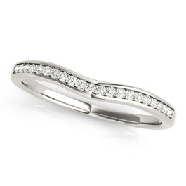 WEDDING BANDS CURVED BANDS