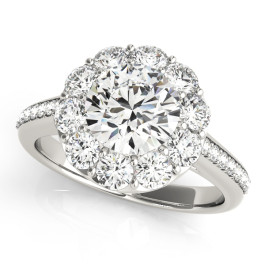 ENGAGEMENT RINGS HALO ROUND