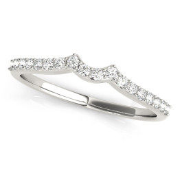 WEDDING BANDS CURVED BANDS