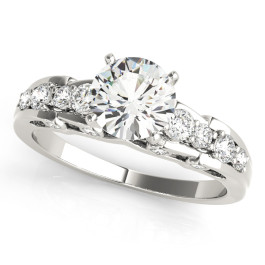 ENGAGEMENT RINGS SINGLE ROW PRONG SET