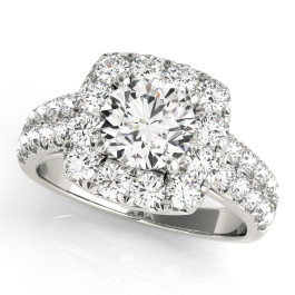 ENGAGEMENT RINGS HALO ROUND