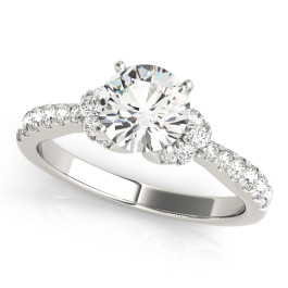 ENGAGEMENT RINGS SINGLE ROW PRONG SET