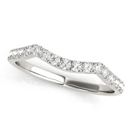 WEDDING BANDS CURVED BANDS