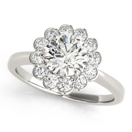 ENGAGEMENT RINGS HALO ROUND