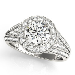 ENGAGEMENT RINGS HALO ROUND