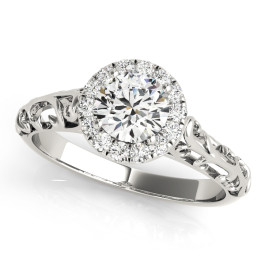 ENGAGEMENT RINGS HALO ROUND