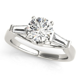 ENGAGEMENT RINGS FANCY SHAPE BAGUETTE