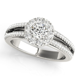 ENGAGEMENT RINGS HALO ROUND
