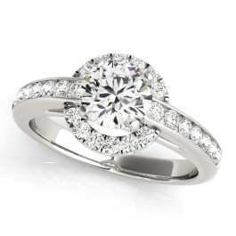 ENGAGEMENT RINGS HALO ROUND