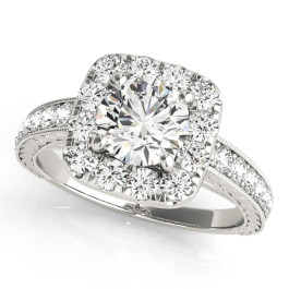 ENGAGEMENT RINGS HALO ROUND