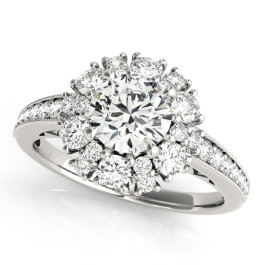 ENGAGEMENT RINGS HALO ROUND