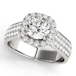 ENGAGEMENT RINGS HALO ROUND