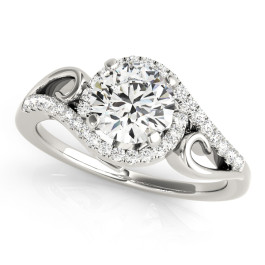 ENGAGEMENT RINGS HALO ROUND