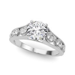ENGAGEMENT RINGS SINGLE ROW PRONG SET