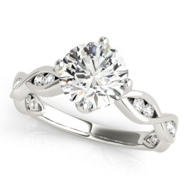 TWISTED SHANK ENGAGEMENT RING