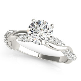 TWISTED ENGAGEMENT RING