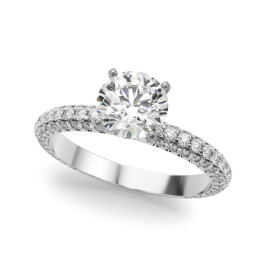 PAVE ENGAGEMENT RING