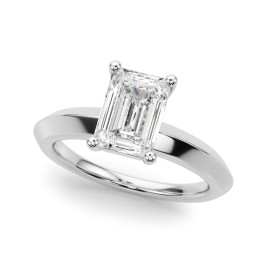 KNIFE EDGE SOLITAIRE ENG RING