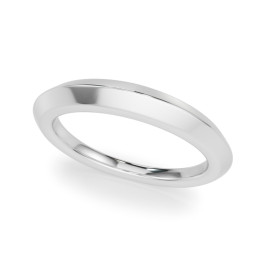PLAIN KNIFE EDGE WEDDING BAND