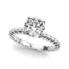 BEAD ENGAGEMENT RING