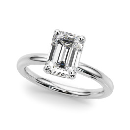EMERALD CUT SOLITAIRE