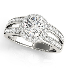 ENGAGEMENT RINGS HALO ROUND