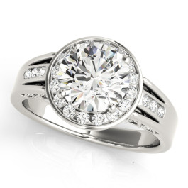 ENGAGEMENT RINGS HALO ROUND