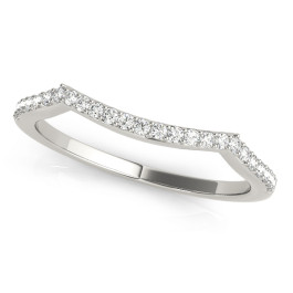 CURVED DIAMOND BAND