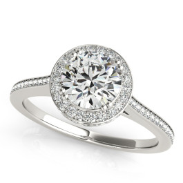 ENGAGEMENT RINGS HALO ROUND
