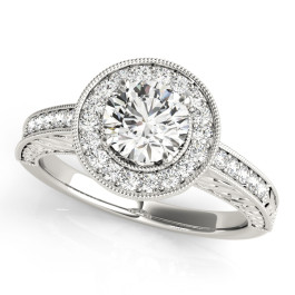 ENGAGEMENT RINGS HALO ROUND