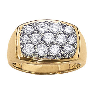 GENTS RING CLUSTER