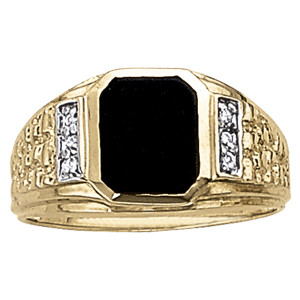 GENTS RING ONYX