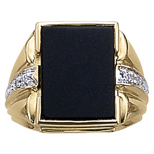 GENTS RING ONYX