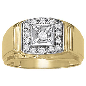 GENTS RING CLUSTER