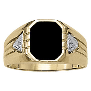 GENTS RING ONYX