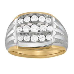 GENTS RING CLUSTER