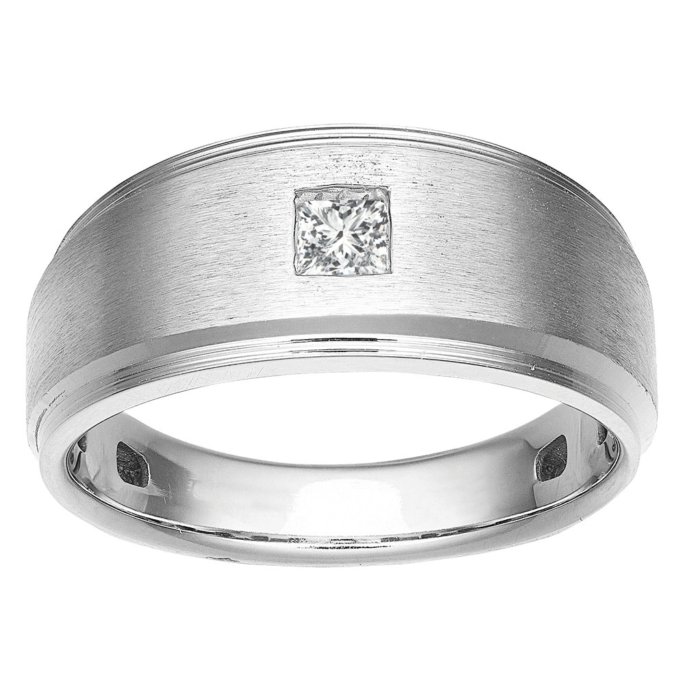 GENT'S PRINCESS CUT SOLITAIRE