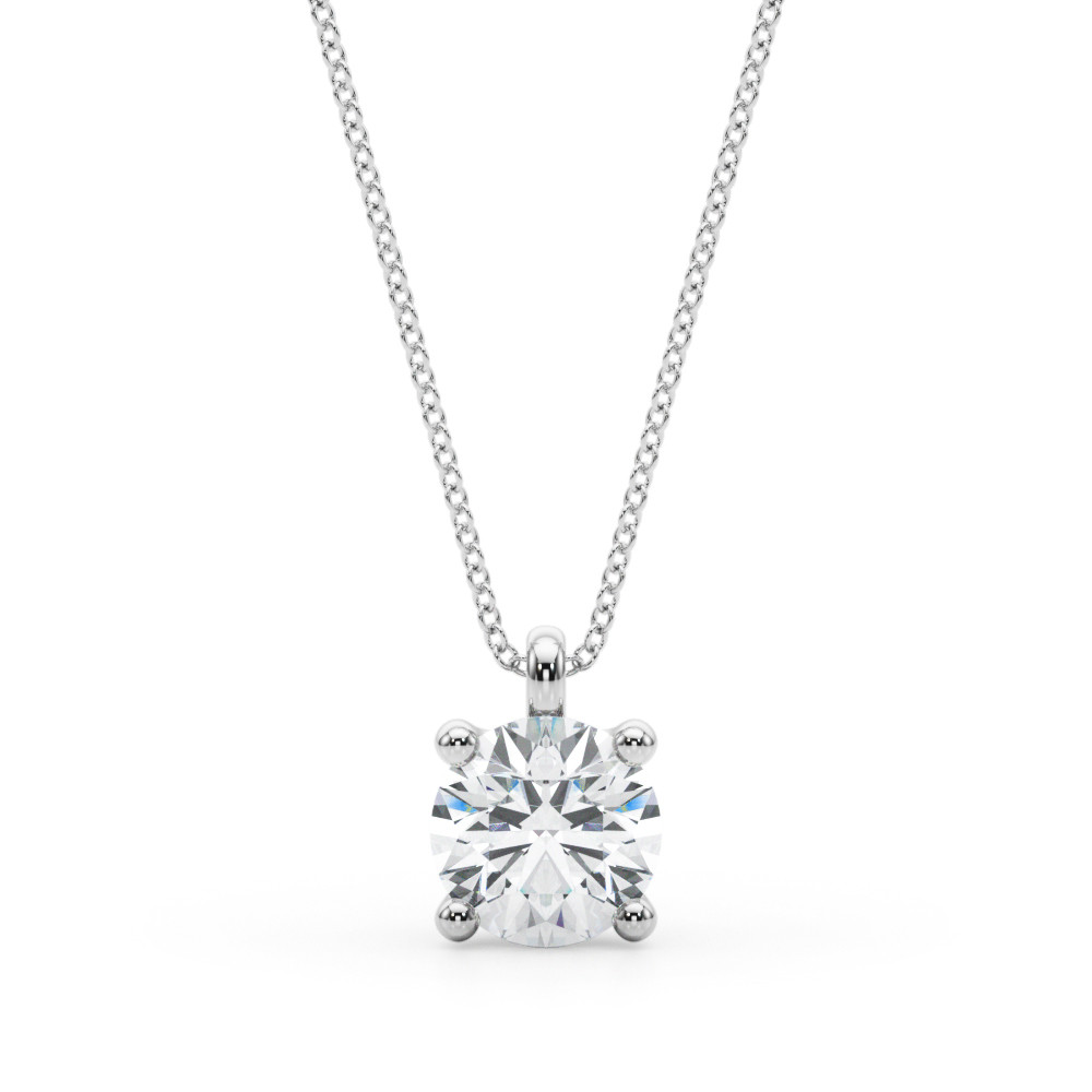 ROUND SOLITAIRE PENDANT