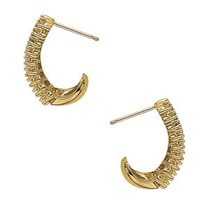 EARRINGS HOOP EARRINGS J-HOOPS