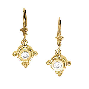 EARRINGS SINGLE STONE