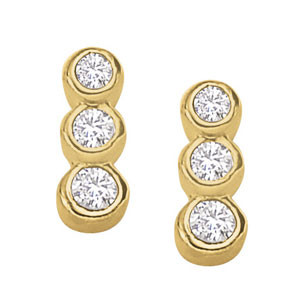 EARRINGS 3 STONE