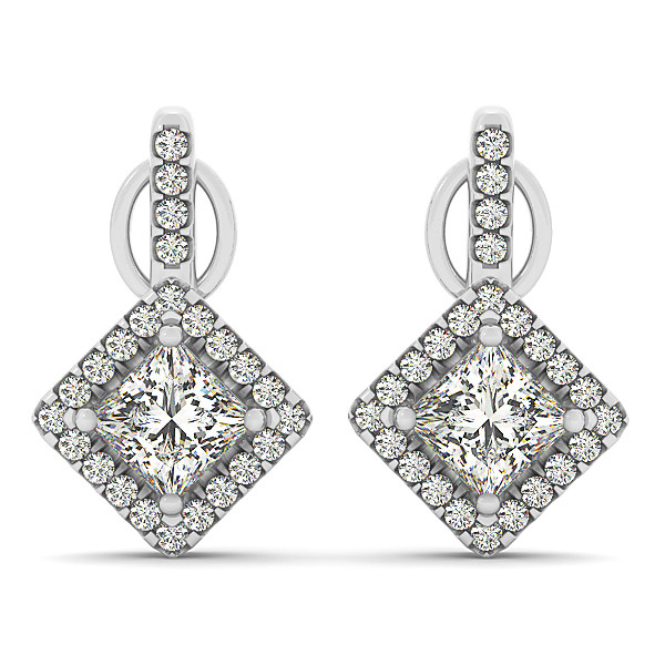 EARRINGS COLOR SQUARE & CUSHION