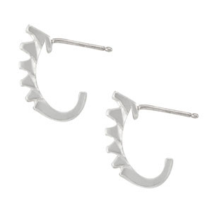 EARRINGS HOOP EARRINGS J-HOOPS